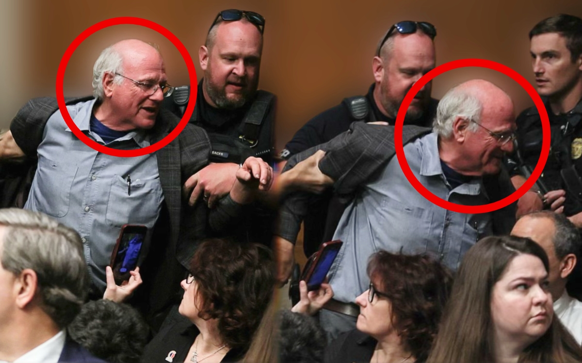 Video | Arrestan a cofundador de Ben & Jerry's por protestar contra genocidio en Gaza; ‘el Congreso paga las bombas que matan a niños’