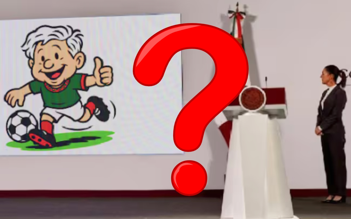 ¿Sheinbaum presentó a ‘Obragol’ como la mascota del Mundial de Futbol 2026?