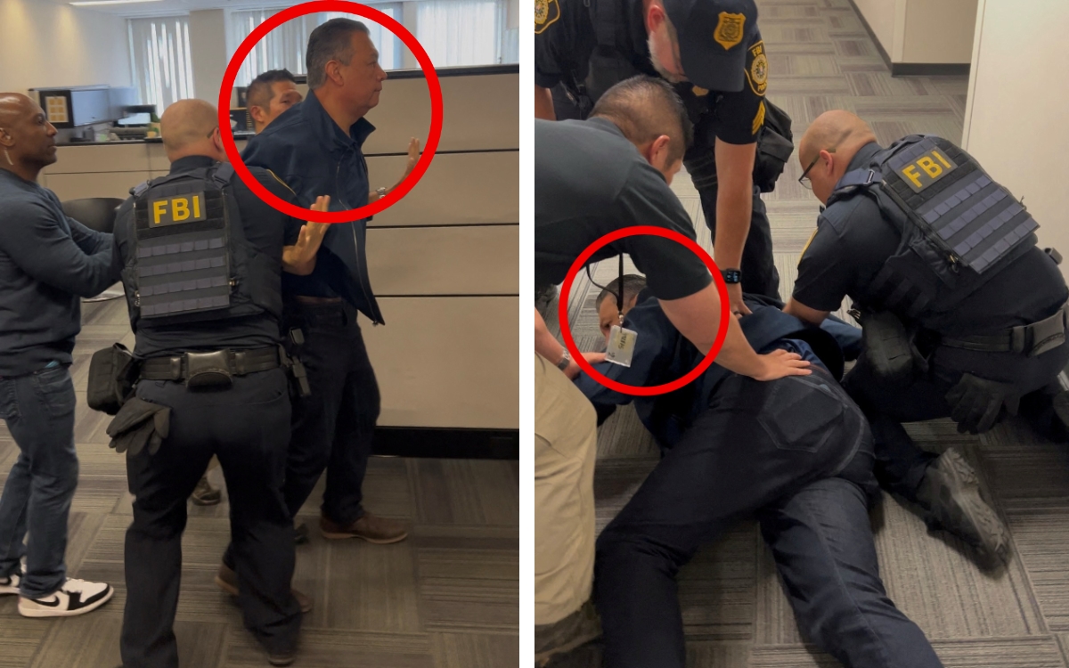 'Imagínense cómo tratan a los trabajadores': Alex Padilla tras ser sometido en conferencia de Noem