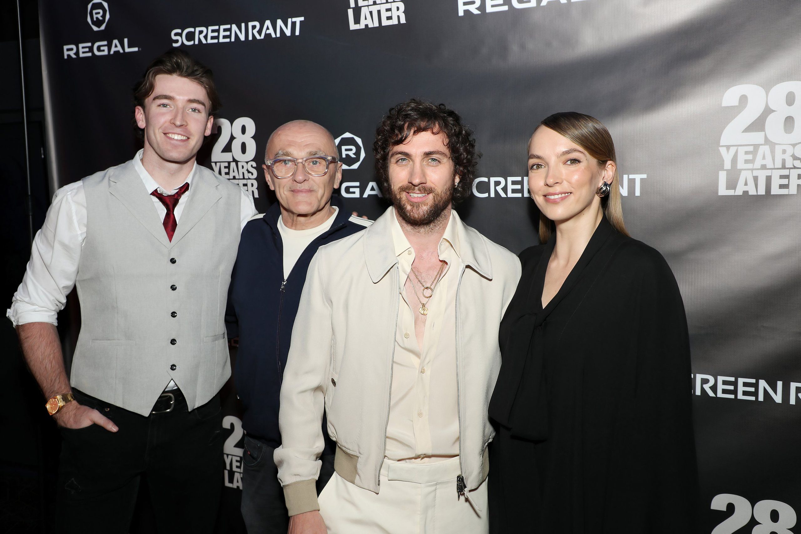 Hosts 28 años después Evento de fanáticos con Danny Boyle, Aaron Taylor-Johnson y Jodie Comer