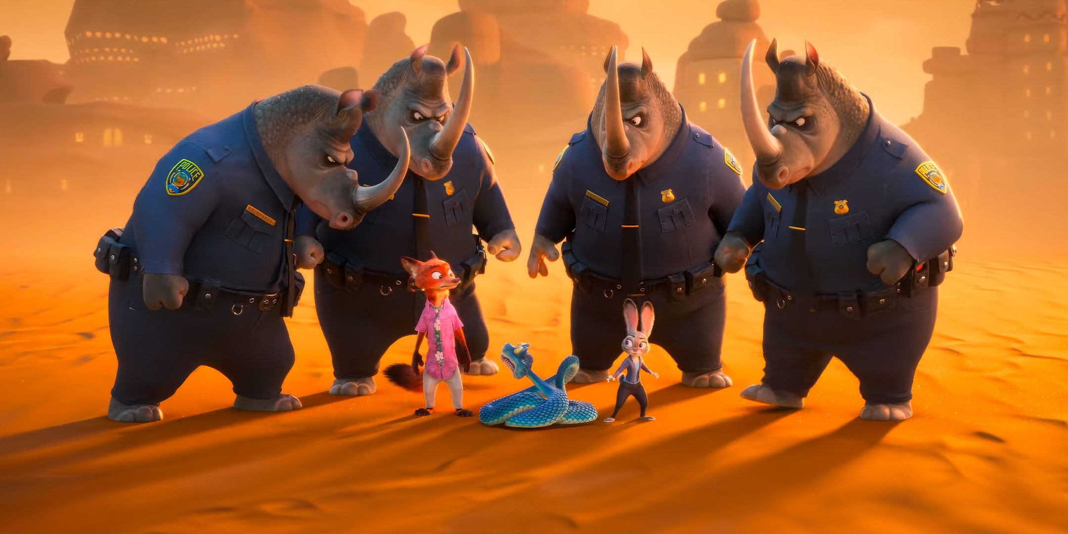 El trailer impresionantemente único de Zootopia 2 tiene todos los ecosistemas después de la nueva serpiente de Judy, Nick y Ke Huy Quan