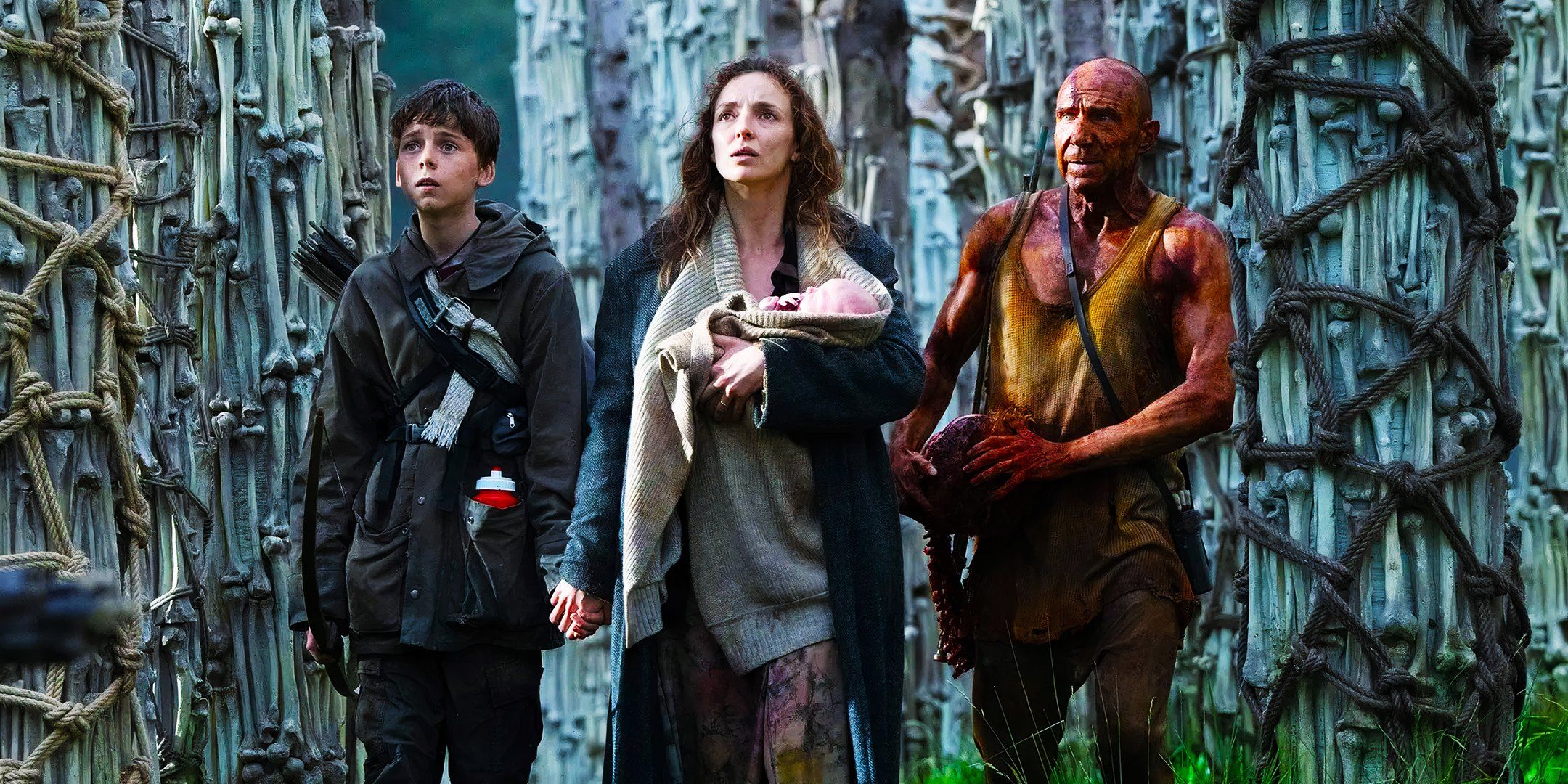 El misterioso personaje final de 28 años después recibe una burla siniestra de la estrella cuando Danny Boyle y Alex Garland desglosan sus orígenes