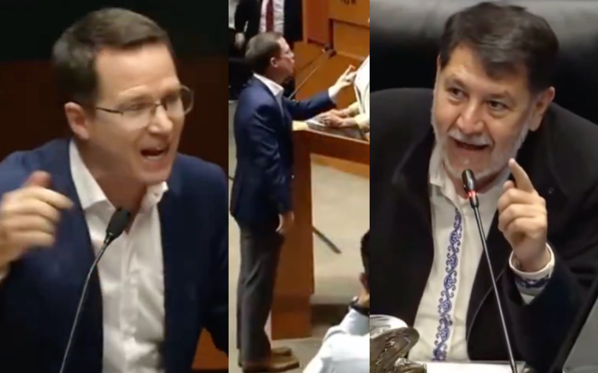Anaya y Noroña se enfrentan en el Senado: 'Pedazo de … político' | Videos
