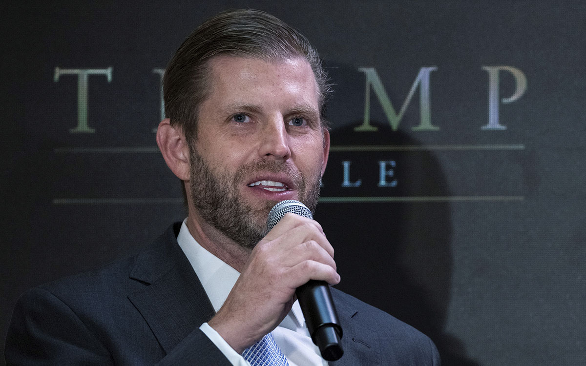 Eric Trump asegura que si México lanzara cohetes a EU 'sería decapitado en cuatro segundos'