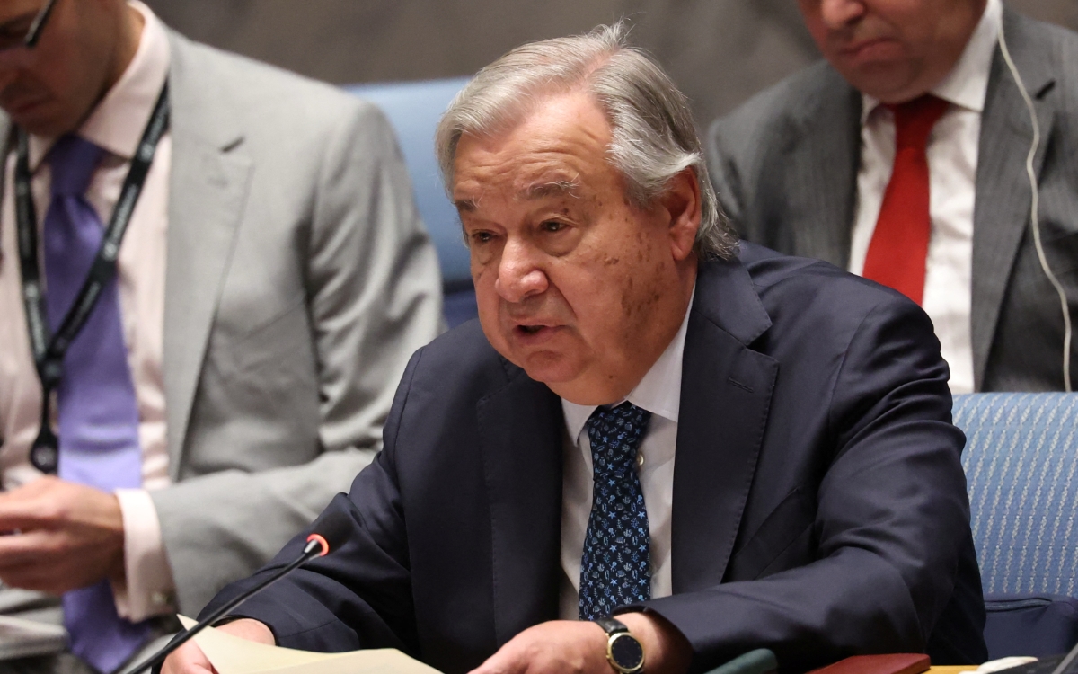Guterres, 'gravemente alarmado' por ataque de EU contra Irán