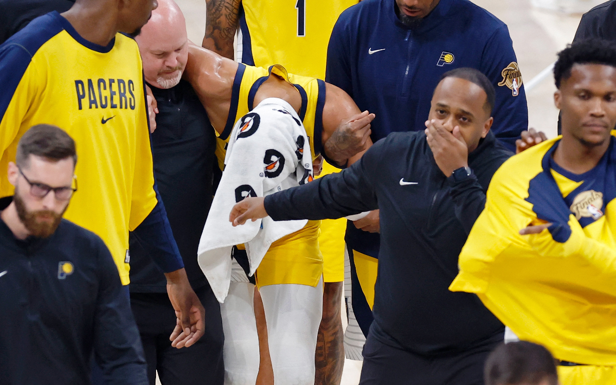 NBA: Tyrese Haliburton estará fuera hasta 2026, tras romperse el tendón de Aquiles | Video