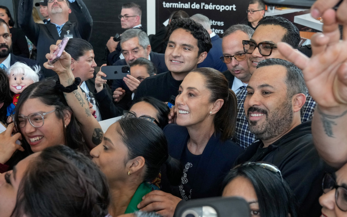 Sheinbaum ya llegó a Canadá para reunión del G7 | fotos