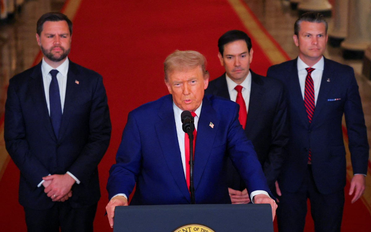 Trump: 'Irán debe ahora acceder a la paz, o iremos por otros objetivos'