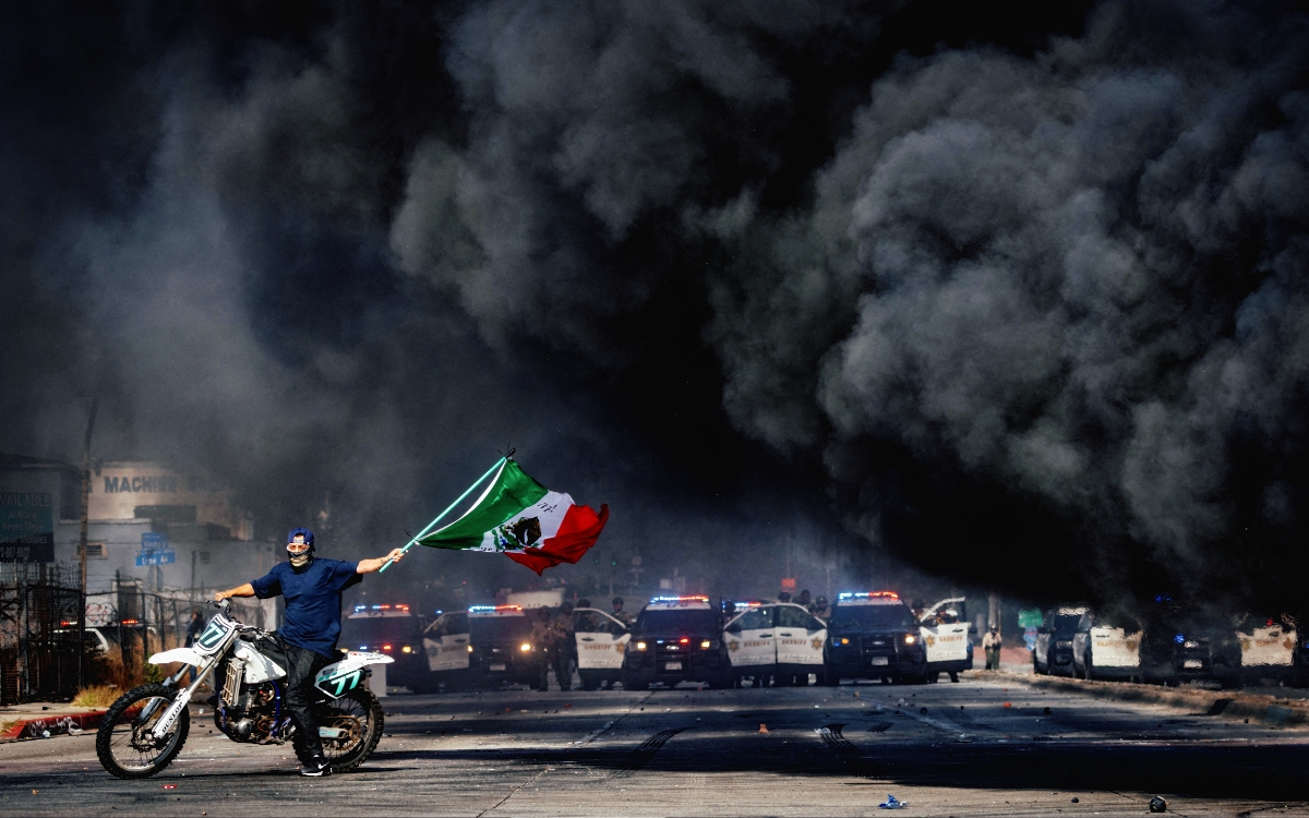 Trump enviará 2 mil soldados de la Guardia Nacional a Los Ángeles por protestas contra redadas