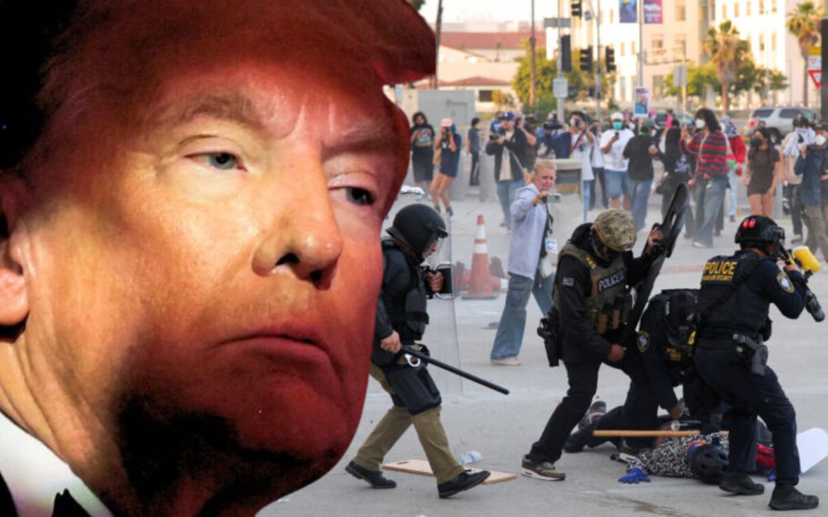 Trump: si no hubiera "enviado tropas", Los Ángeles habría quedado "reducido a cenizas"