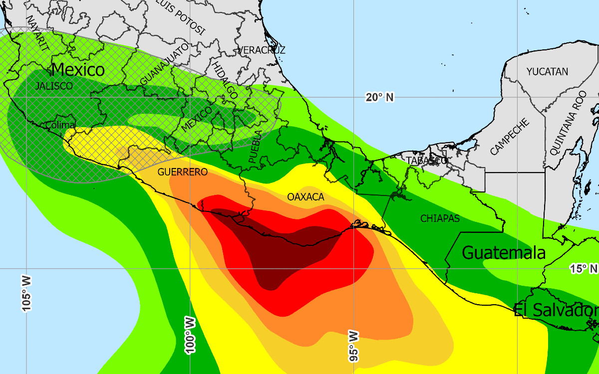 ‘Erick’ podría fortalecerse a huracán categoría 3 o más; lluvias a sur y centro del país