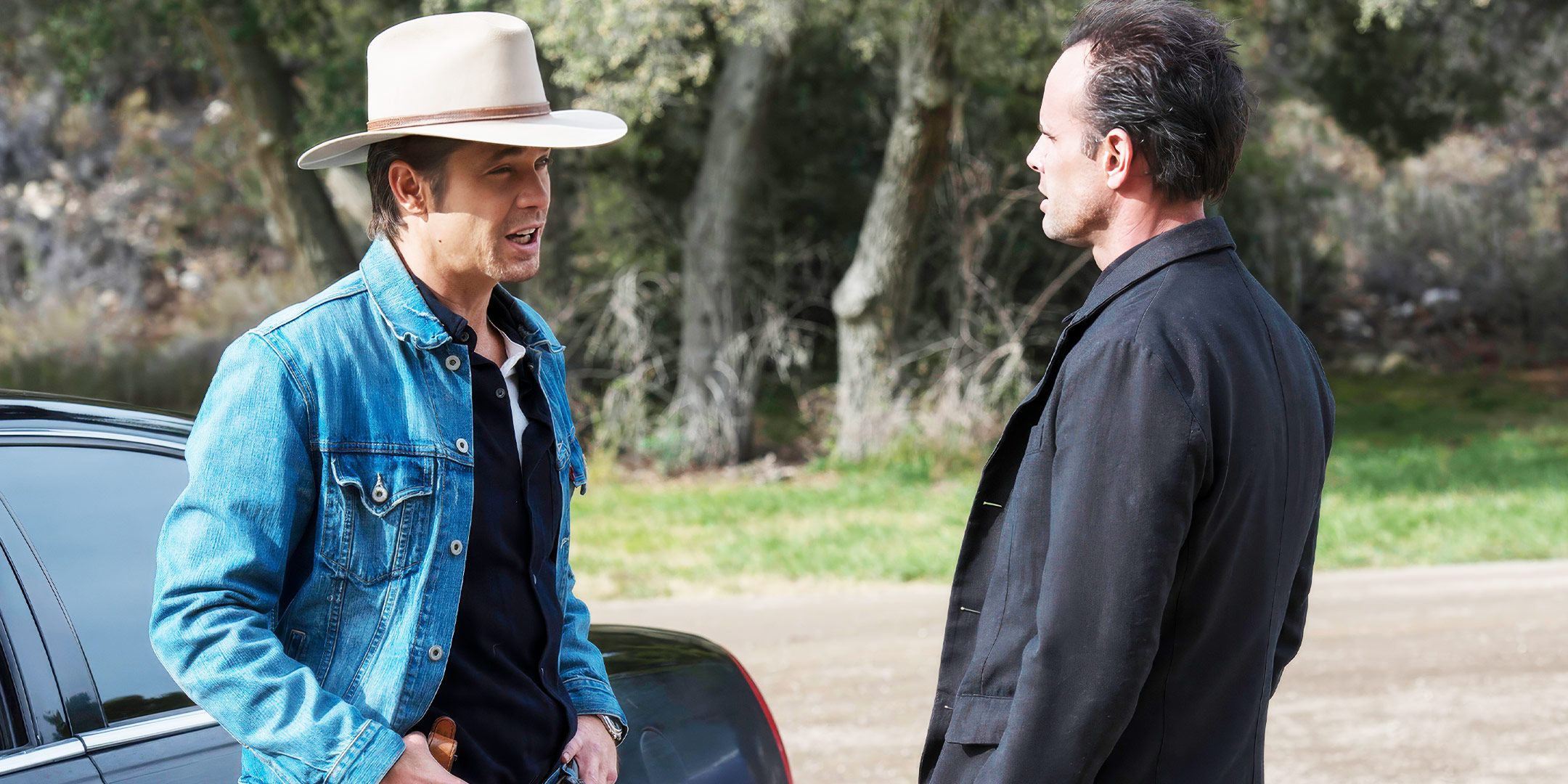 Si te pierdes los personajes justificados de Timothy Olyphant y Walton Goggins, consulte este programa similar con 87% en RT