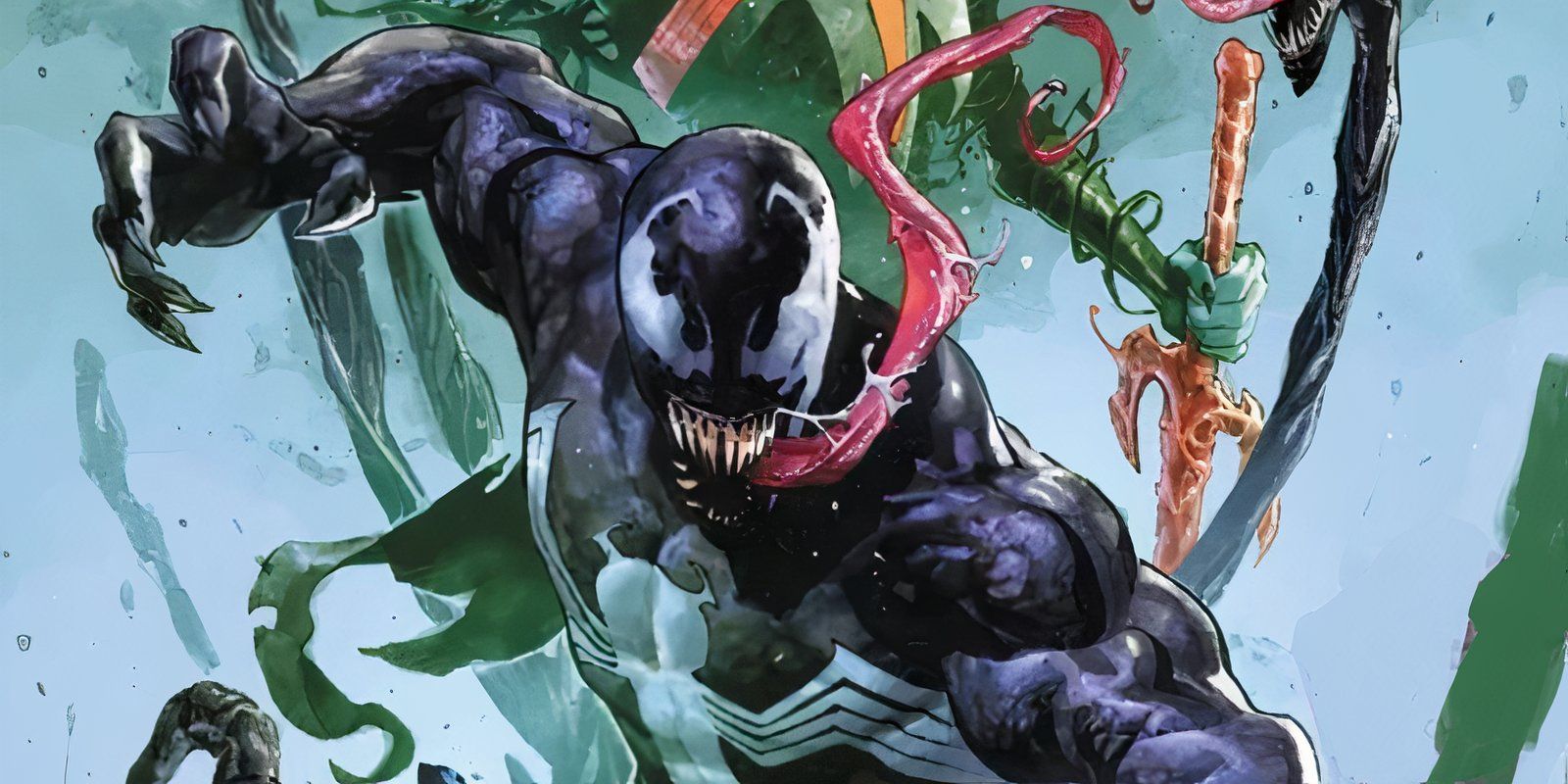 El dios más oscuro de Marvel regresa para ordenar veneno en una impactante obra de arte oficial