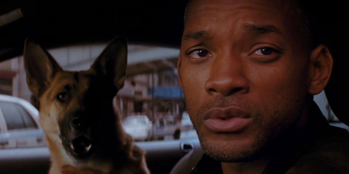 Will Smith recuerda que soy el giro más controvertido de Legend que es lanzado al estudio después de que el ejecutivo muestra fotos de perros