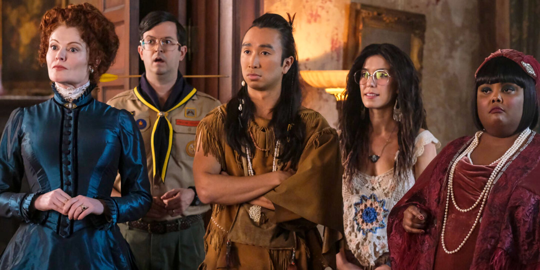 El escalador de escena desaparecido de la final de la temporada 4 de Ghosts regresará en la temporada 5, y no puedo estar más emocionado