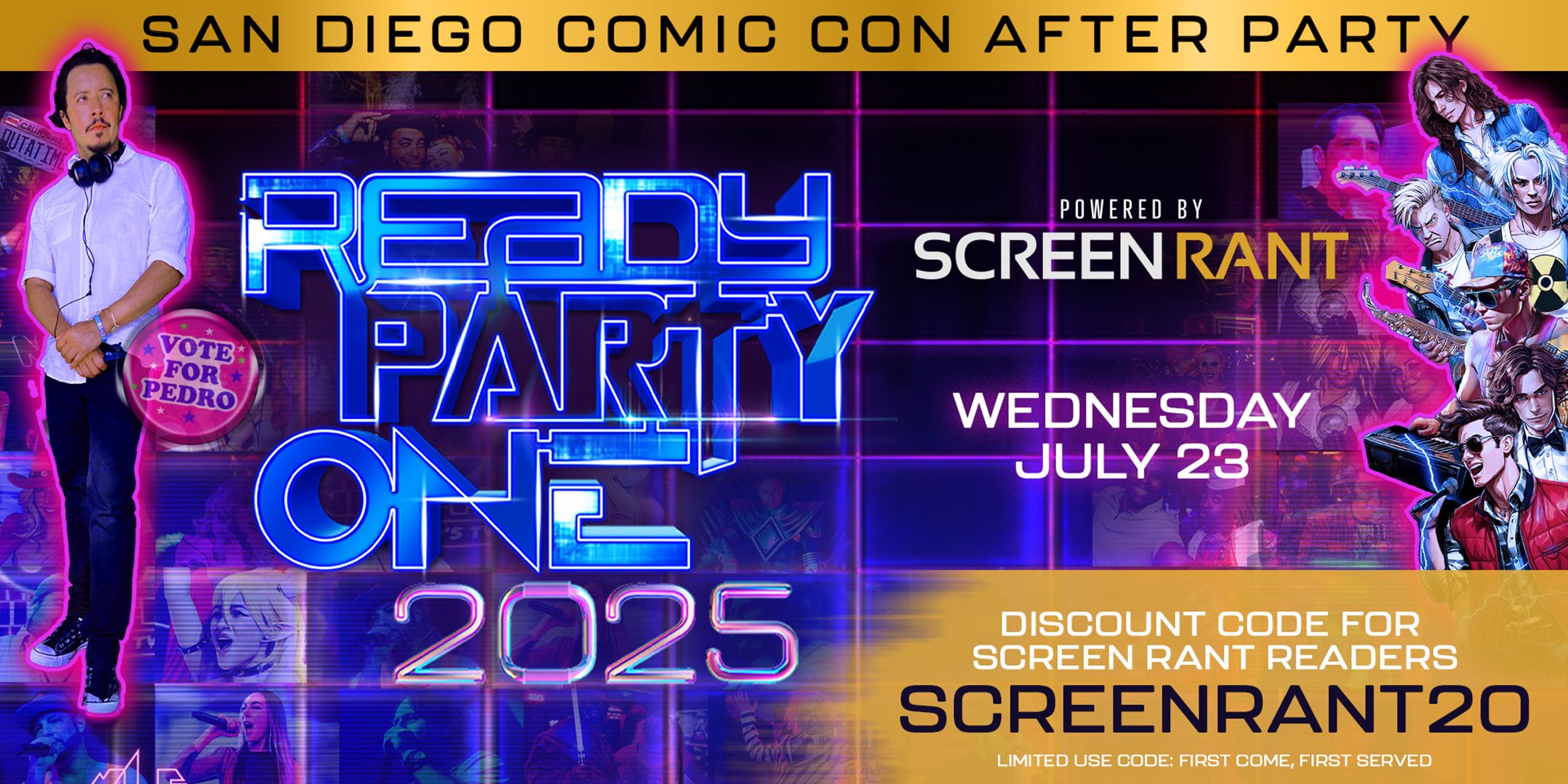 Fiesta con At Xle’s Ready Party One para San Diego Comic-Con 2025