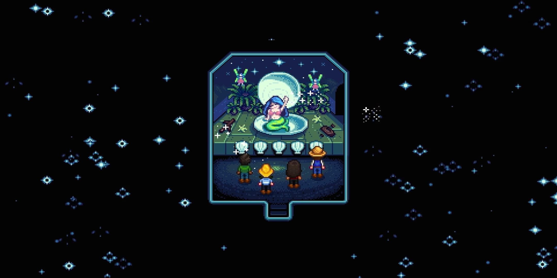 Jugadores de Stardew Valley con sirena