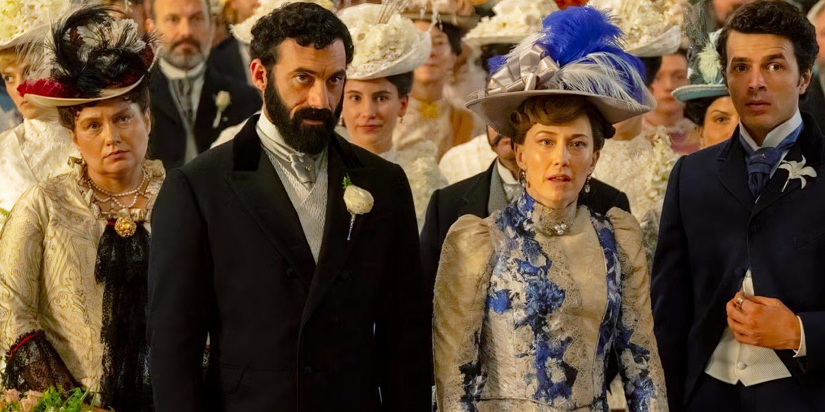 El director de la temporada 3 de Gilded Age desempaca el punto de ruptura del episodio 5 de George y Bertha Russell: "Estamos torturando a nuestra pobre audiencia"