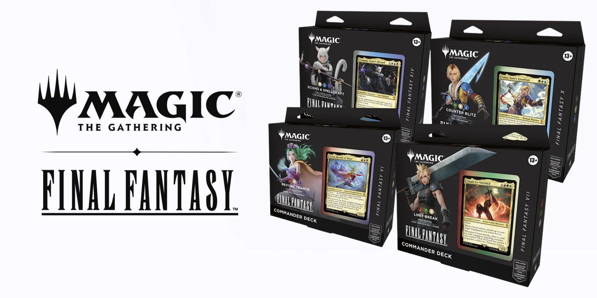 ¿Qué tan poderosas son las mazos de Final Fantasy de MTG? (Según los soportes del comandante)
