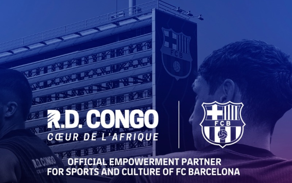 Barça anuncia acuerdo con la República Democrática del Congo por 4 años