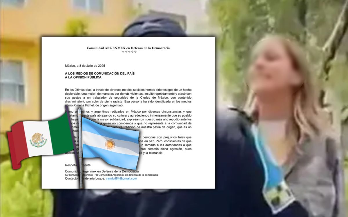 Comunidad argentina en México se deslinda de Ximena Pichel y repudia actos de discriminación