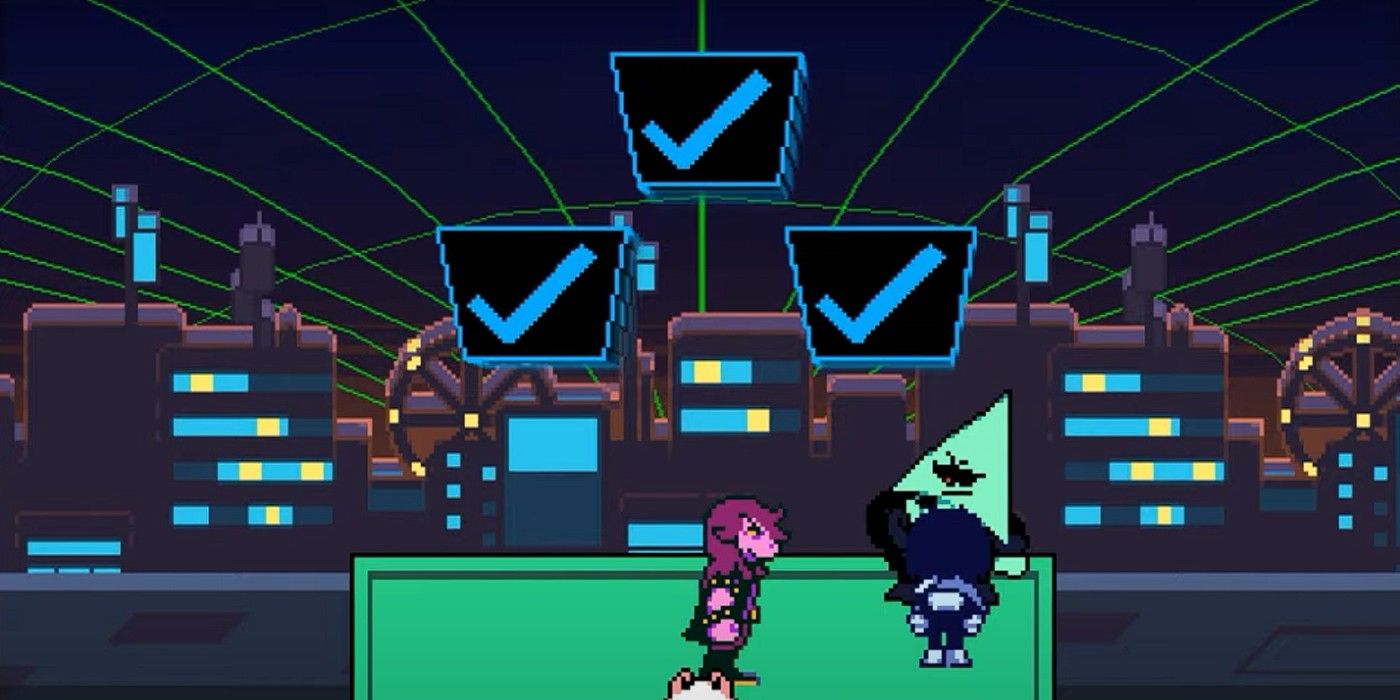 Deltarune: dónde encontrar todas las marcas de verificación de Hacker’s Blue