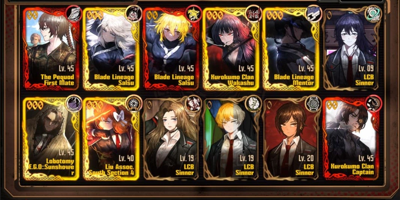 Equipo de Poise Bleed en Limbus Company