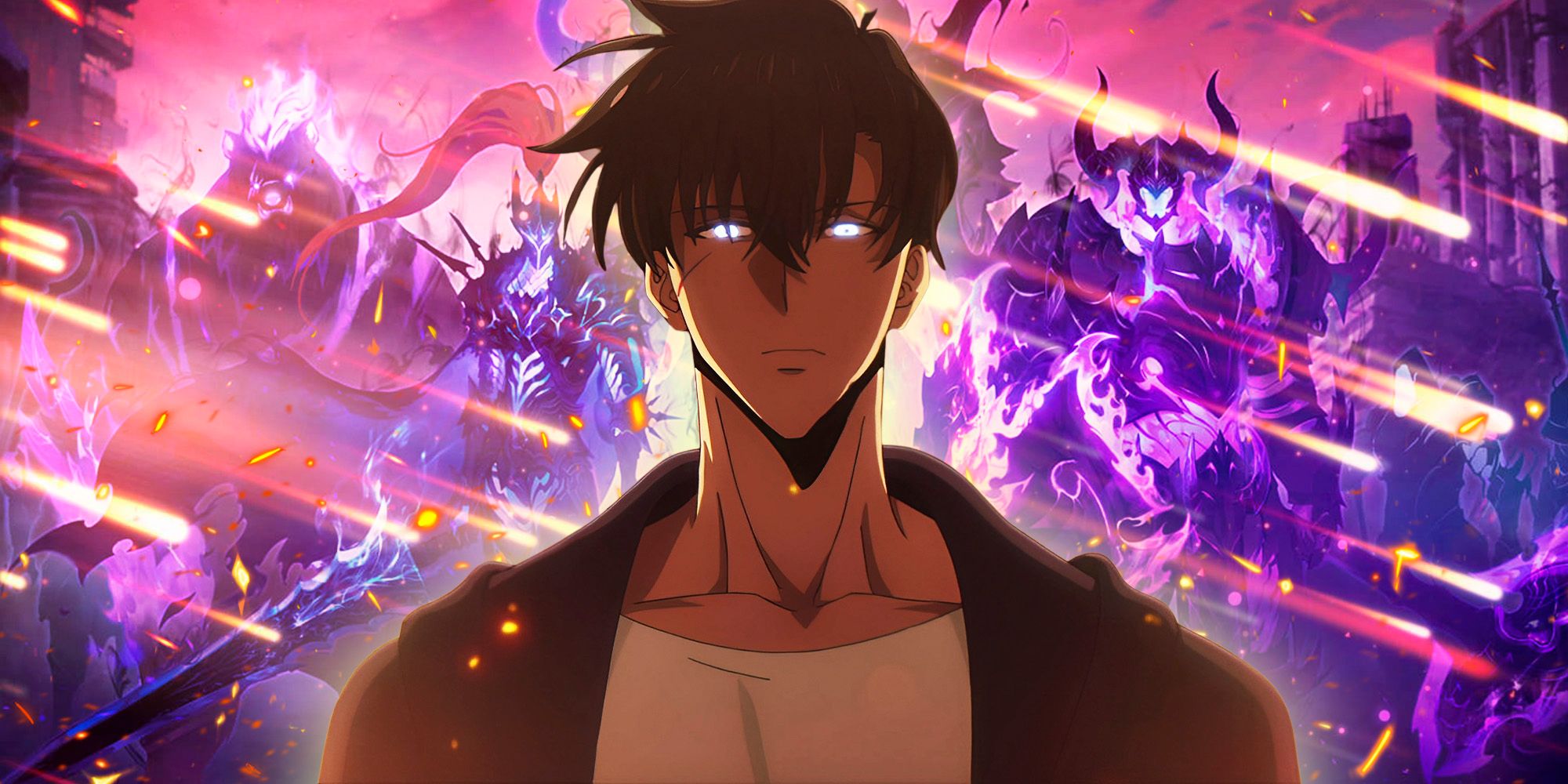 La serie de acción en vivo de la nivelación en solitario está ocurriendo oficialmente en Netflix con la estrella perfecta adjunta