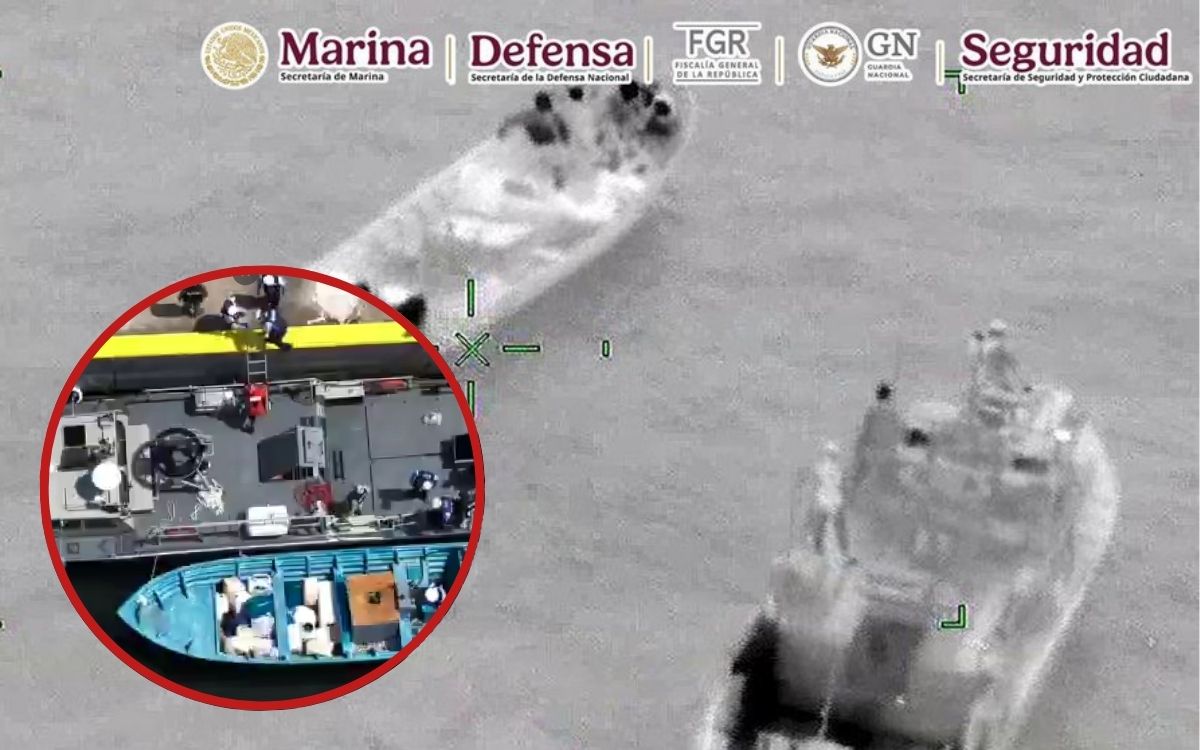 Marina asegura más de media tonelada de cocaína en Oaxaca; hay cuatro detenidos