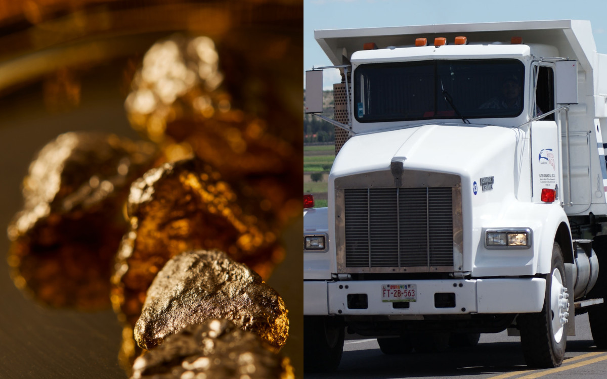 Roban camión con 33 toneladas de concentrado de oro y plata