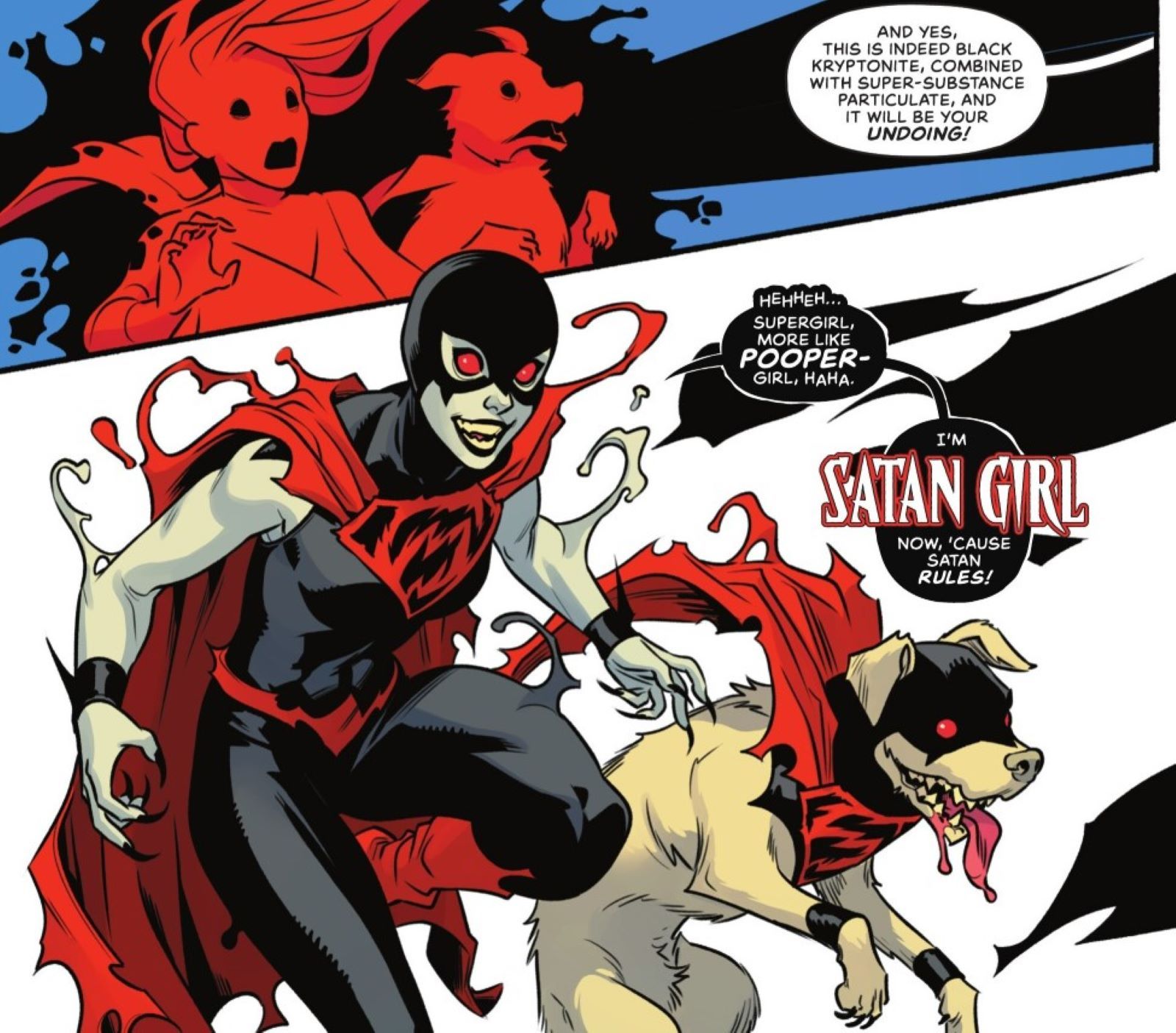 Supergirl #3 Satan Girl y Krypto