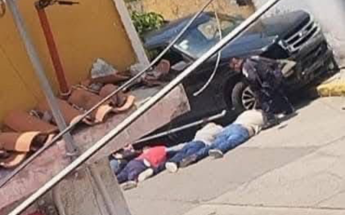 Tras persecución y enfrentamiento, caen seis hombres en Jiutepec, Morelos