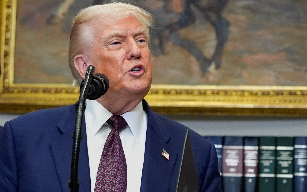 Trump evade responder si hay un genocidio en Gaza