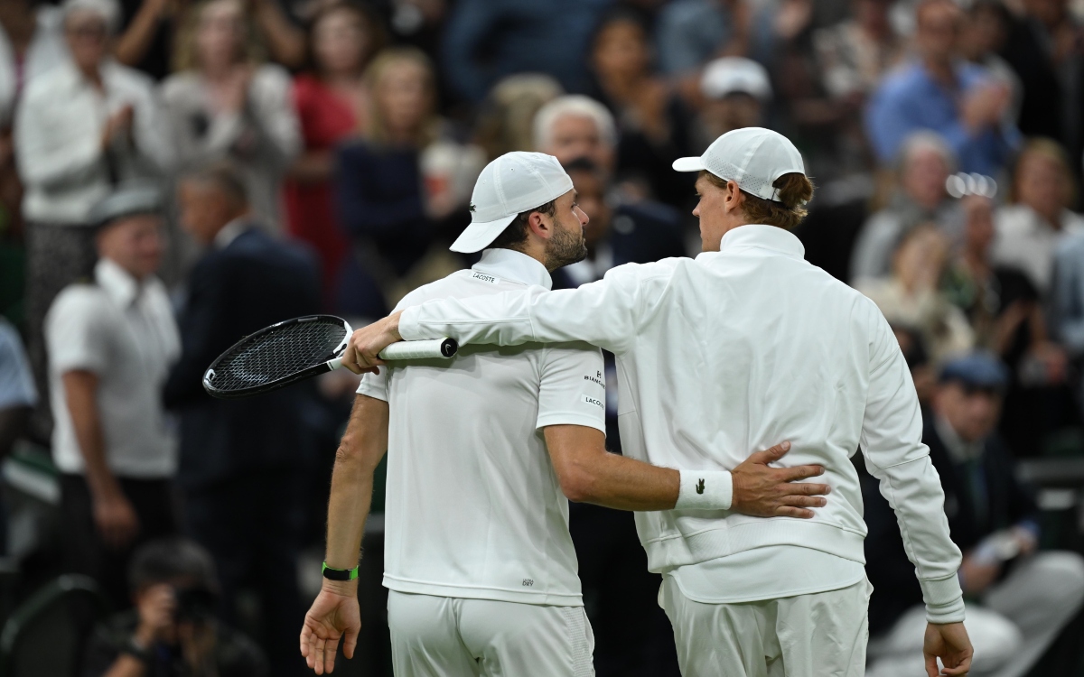Wimbledon 2025: Retira lesión a Dimitrov al tener contra las cuerdas a Sinner | Video