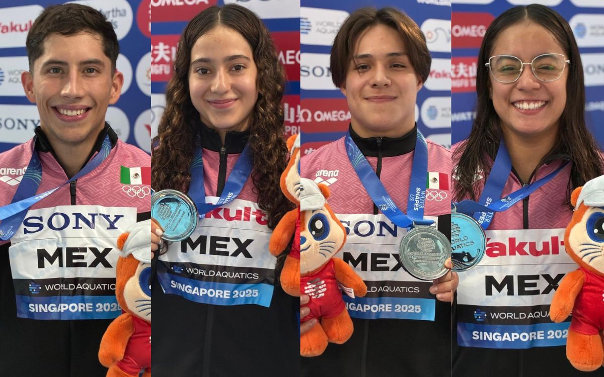 ¡Plata para México! Equipo mixto de clavados brilla en el Mundial de Deportes Acuáticos