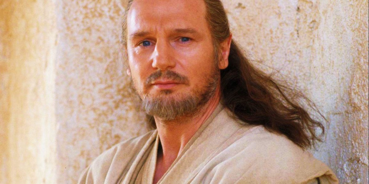 Liam Neeson se vuelve brutalmente honesto sobre la muerte de Star Wars de Qui-Gon en la amenaza fantasma: "Se supone que soy un maestro Jedi ..."