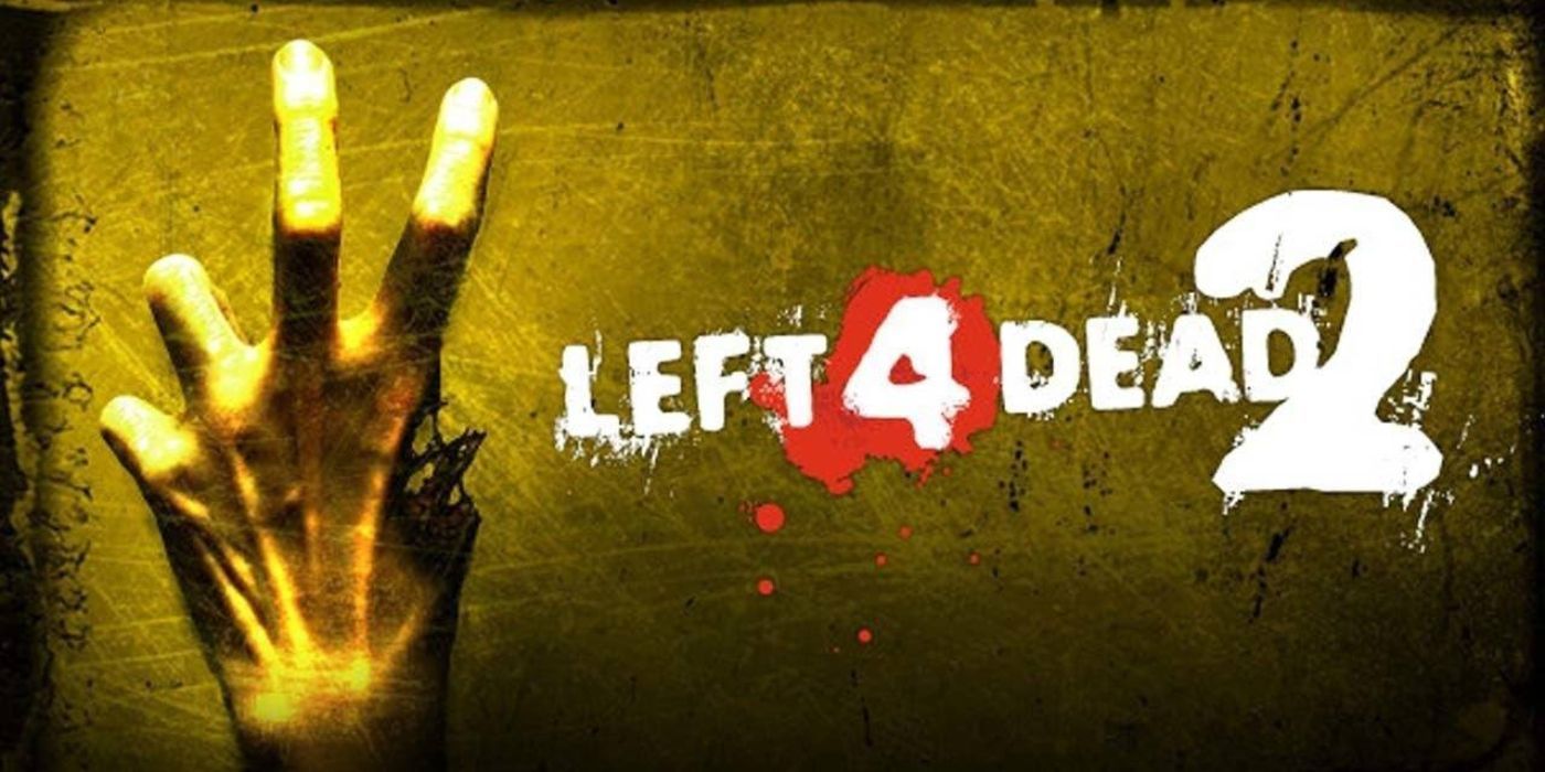 Left 4 Dead 2 Video de videojuegos que muestra una mano zombie.