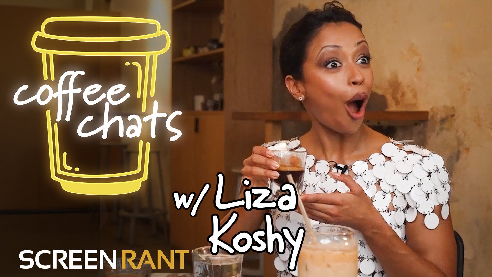 Chats Coffee Episodio 7: Liza Koshy en la pistola desnuda, espresso amor, Vine to Hollywood