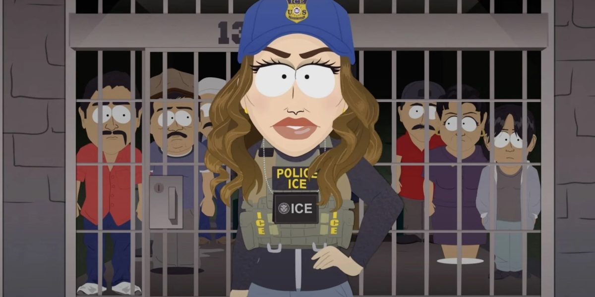 South Park duplica la burla de Kristi Noem con la actualización de las redes sociales