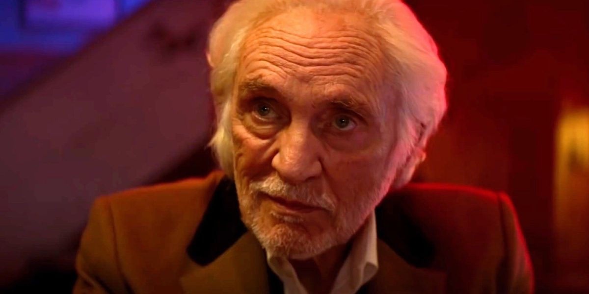 La brillante brillo del papel de la película final de Terence Stamp