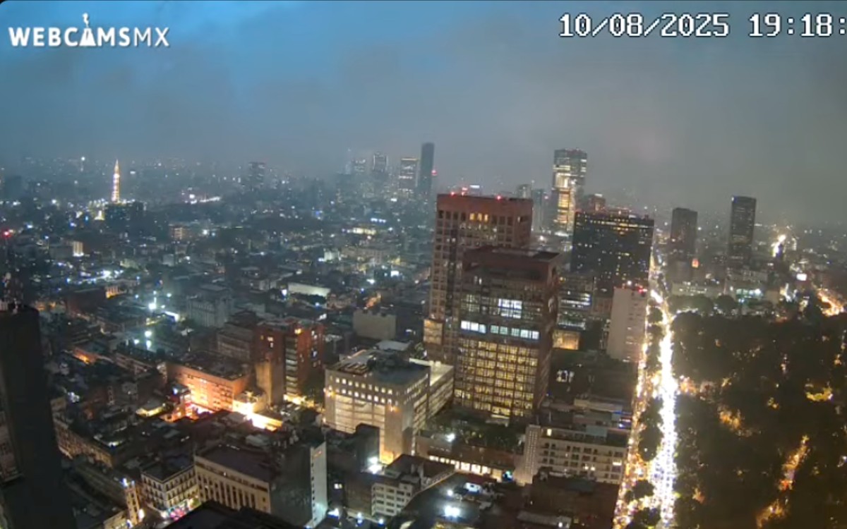 CDMX emite alerta máxima por lluvias, granizo y descargas eléctricas este domingo