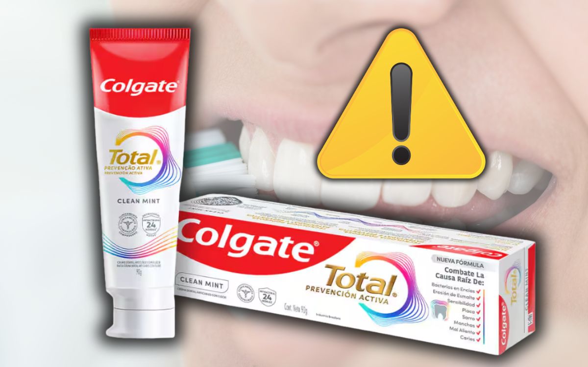 Cofepris retira crema dental Colgate Total CLEAN MINT del mercado