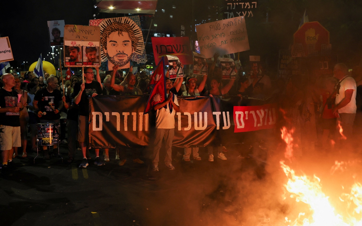 Convocan a huelga en Israel contra la estrategia de Netanyahu en Gaza