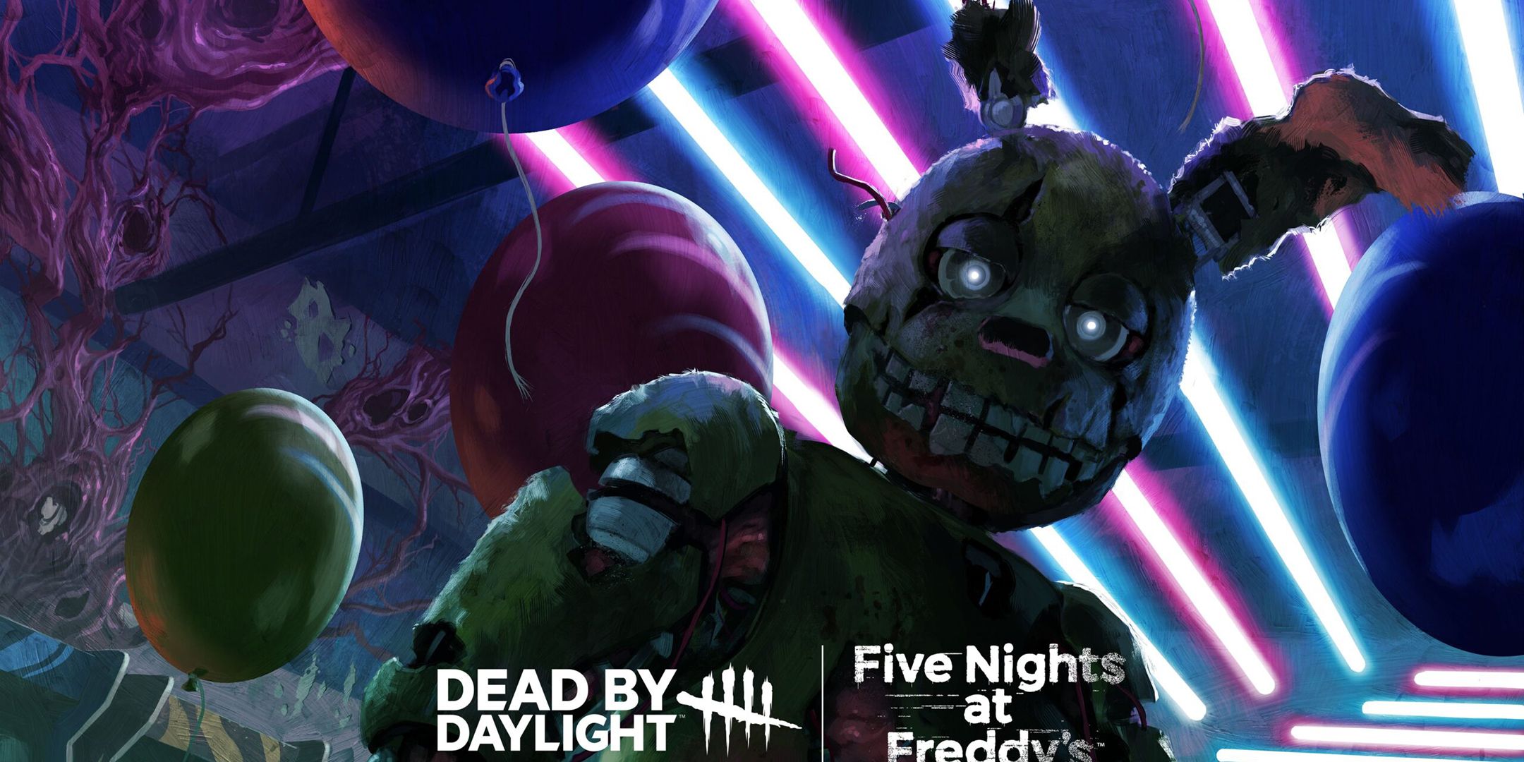 SpringTrap In Dead by Daylight Five Nights en el anuncio de Freddy