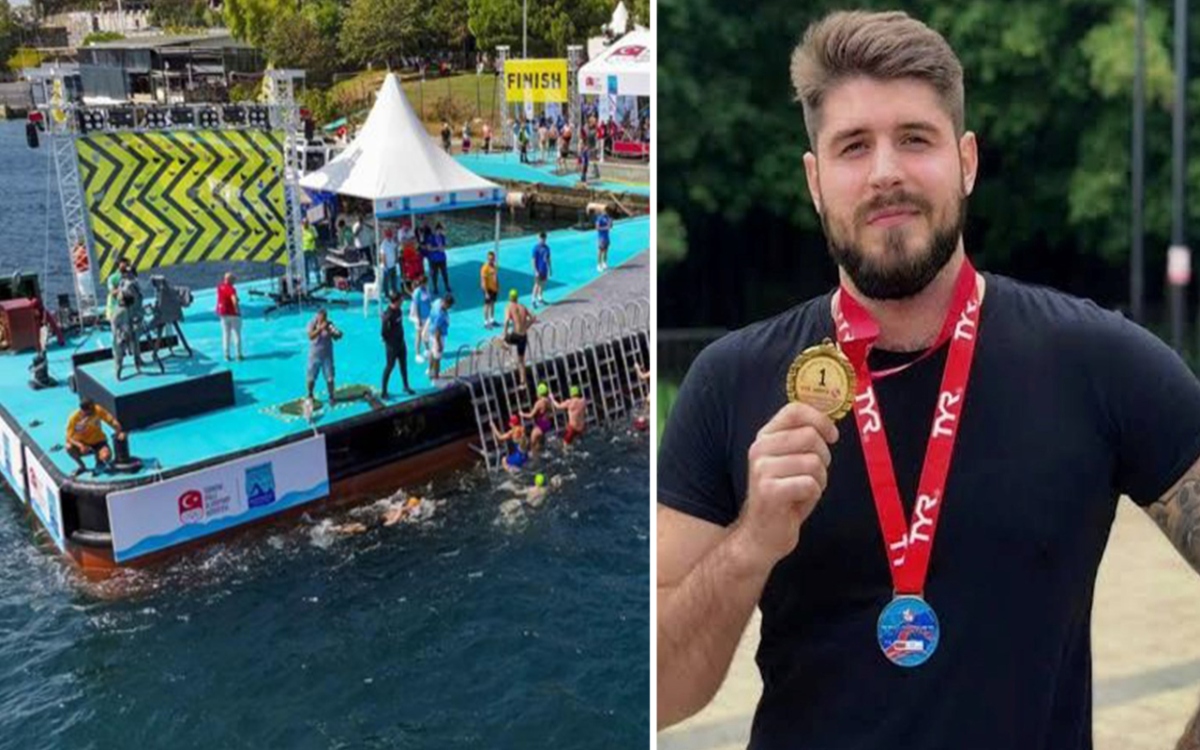 Desaparece nadador ruso durante competencia en el Bósforo | Video