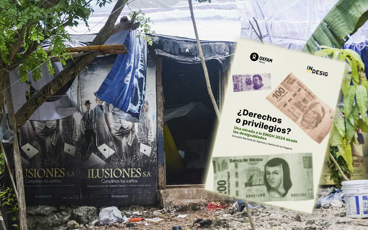 El 1 % más rico de México gana al mes 442 veces más que el 10 % más pobre: informe