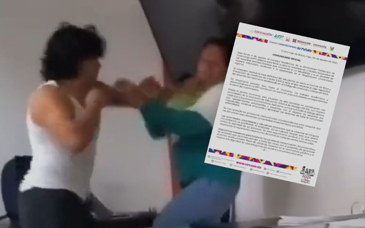 Hidalgo | UPT da de baja a estudiante tras golpear a docente