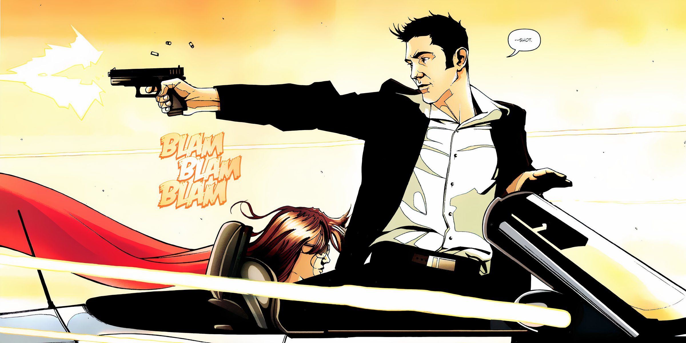 El cómic del hombre principal