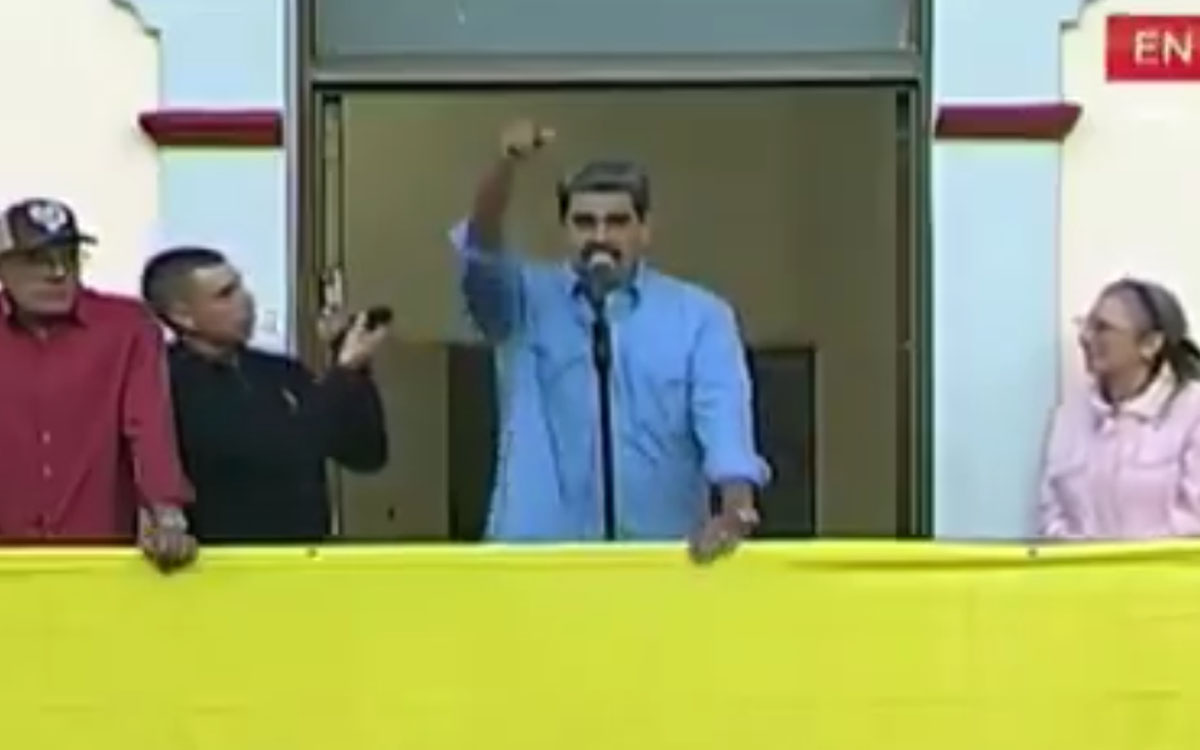 Maduro no retó a Trump a ir por él al Palacio de Miraflores; video corresponde a 2024