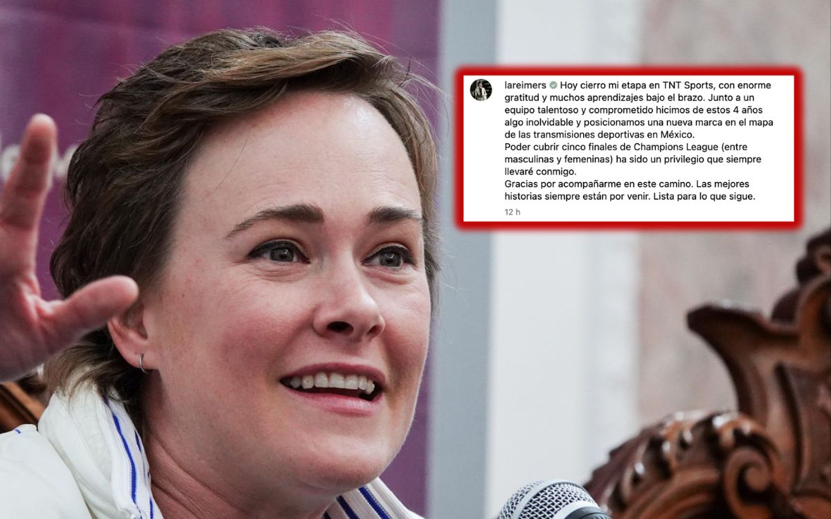 Marion Reimers anuncia su salida de TNT Sports